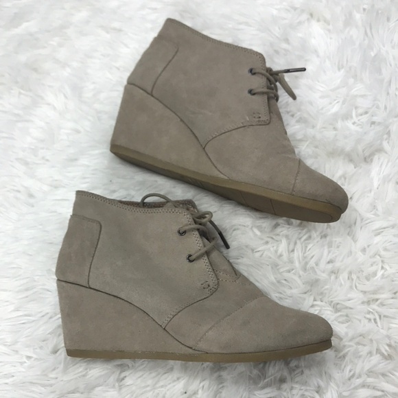 Toms Ankle Heeled booties - Picture 1 of 8